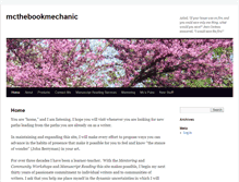 Tablet Screenshot of mcthebookmechanic.com